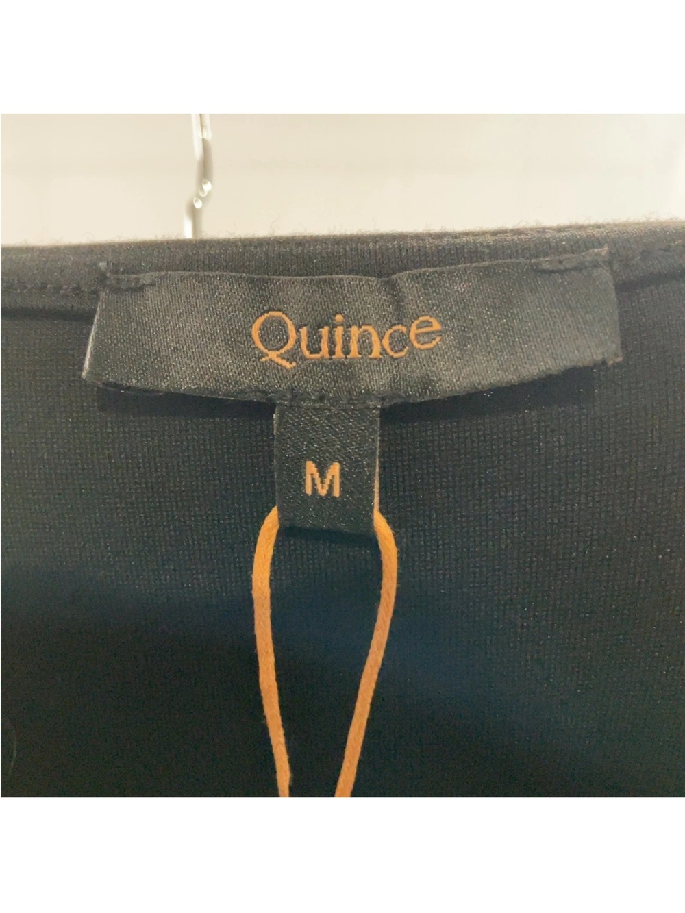 QUINCE NWT Ultra-Stretch Ponte Cap Sleeve Dress Black M - Picture 9 of 9